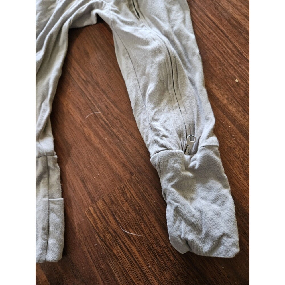 Bamboo 6-12m Footie Pj, Double Zipper, Silky Soft, Lot, Gender Neutral - Picture 2 of 4